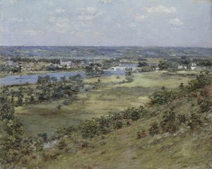 セーヌ川の谷、1892 作： Theodore Robinson